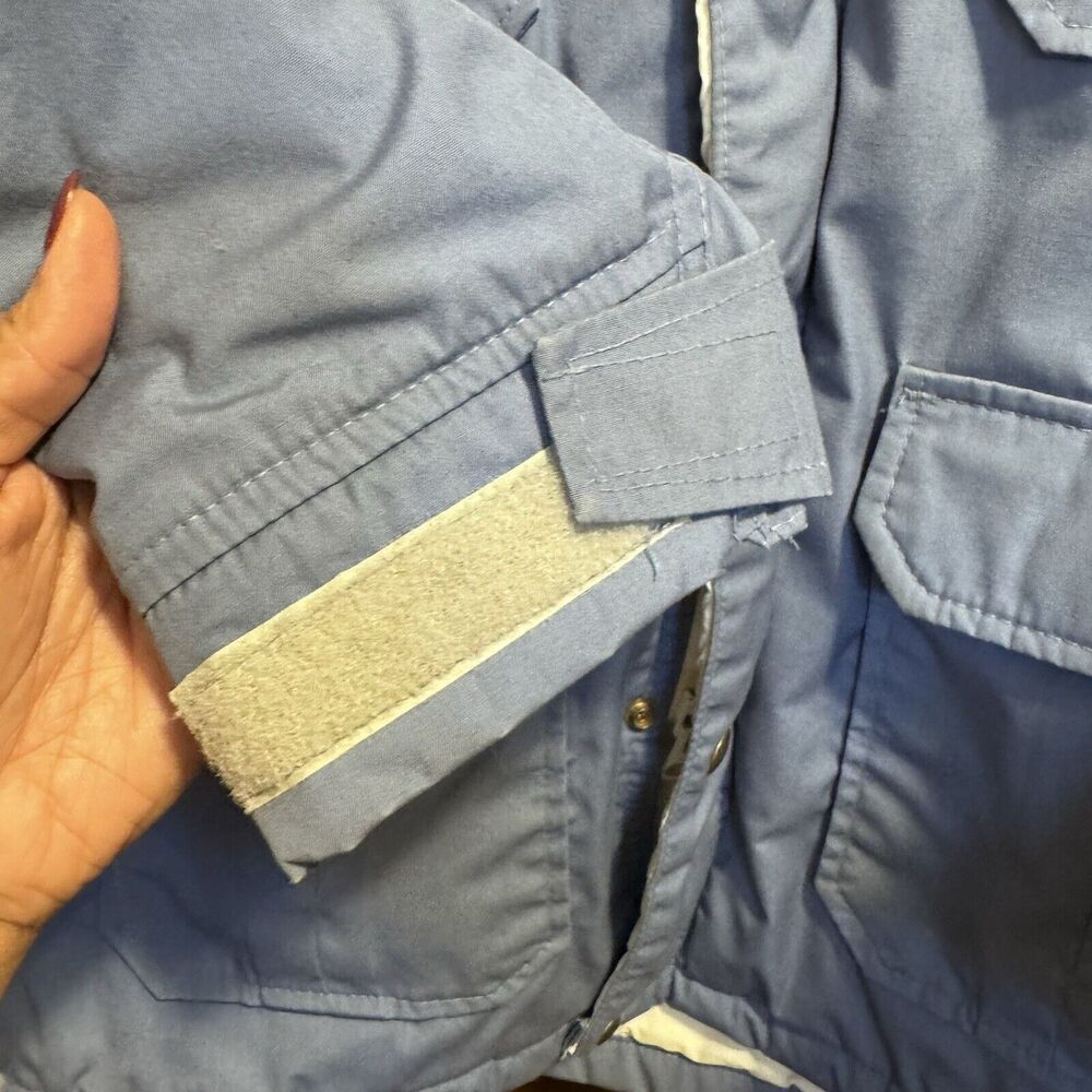 Vtg Woolrich Women’s Jacket Blue Full Zip Out Door Ski Winter Sz Small - Picture 10 of 15